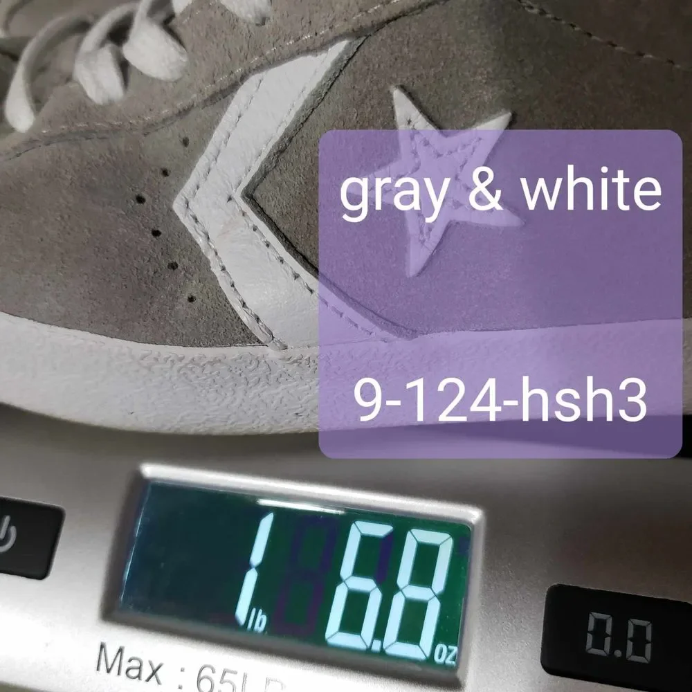 Converse Breakpoint Ox Women's size 8 Dolphin Gray White Suede Sneakers As is - Picture 10 of 10